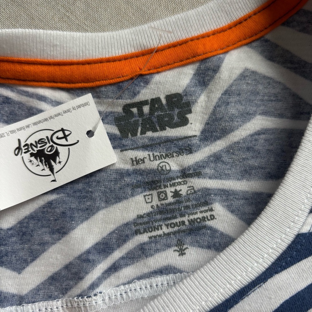 NWT Star Wars Her Universe TANO Graphic Tee Women’s XL Blue White - Picture 3 of 7